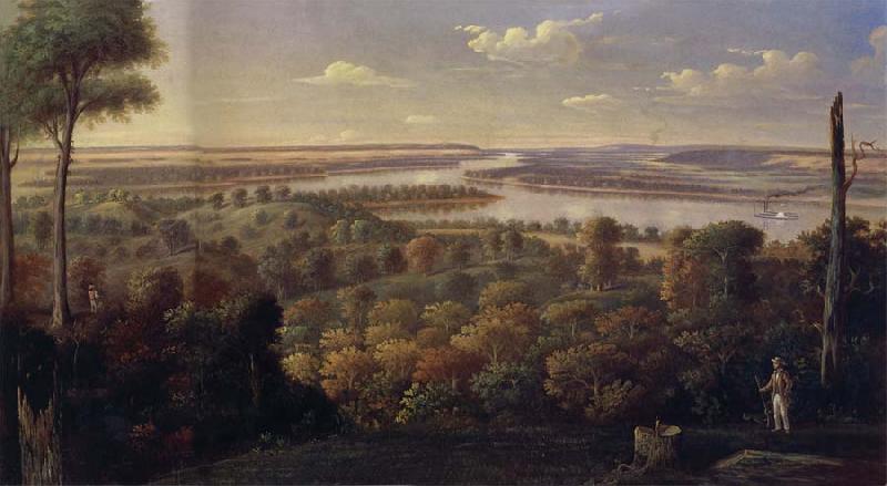 unknow artist On the Ohio River oil painting image
